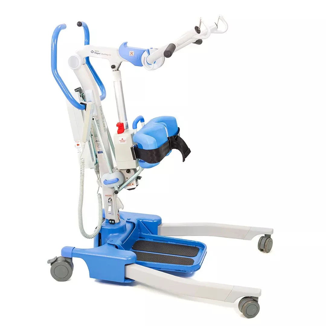 Hoyer Journey Sit to Stand Electric Patient Lift - Compact & Foldable Standing Aid - Blowout