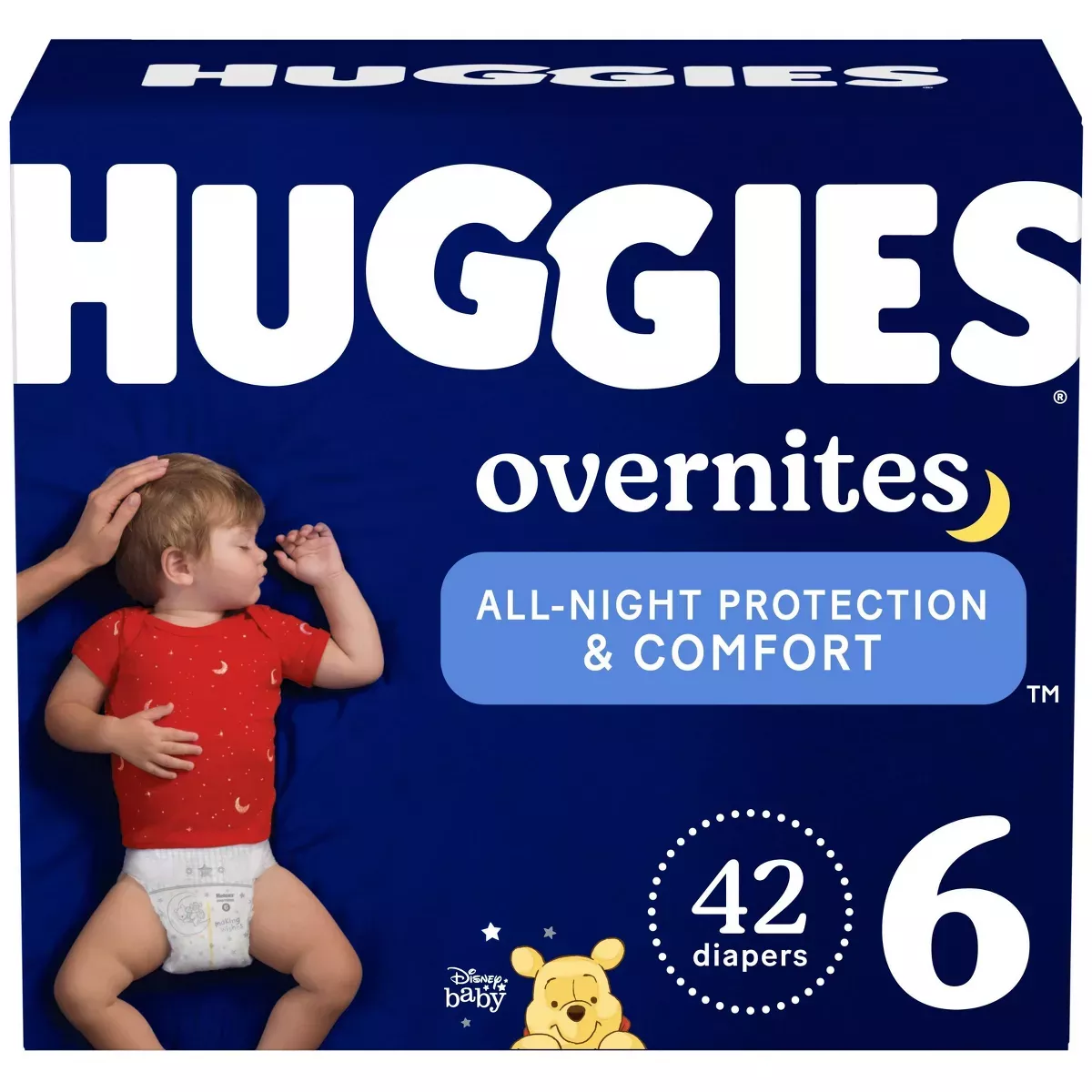 Huggies Overnites Diapers, Size 6, Jumbo Pack- Pack(age) of 15