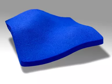 Hydrofera HBHD6675 - Hydrofera Blue Foam Thick Dressing without Border, 6" x 6" x 3/4".