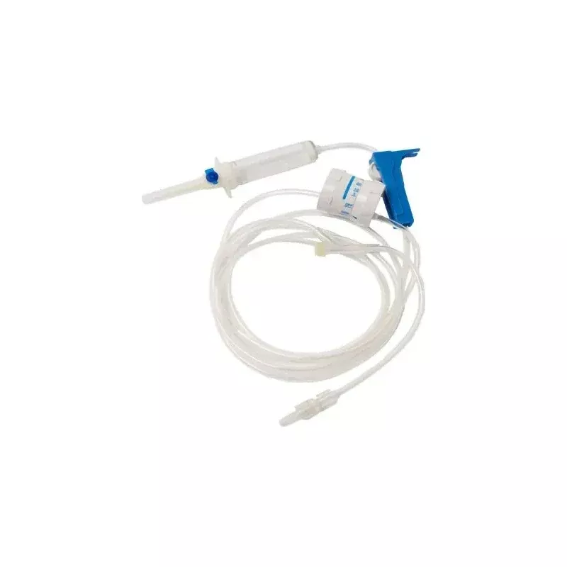 I.v. Administration Set With Gvs Easydrop Flow Regulator, Dehp-free, 1 Y-site, 15 Filter In Drip Chamber, Swivel, Luer Lock, 92"- 1 Each