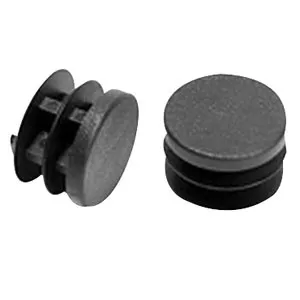 Invacare 1027095 - Plug Button for Wheelchair, 7/8" Tubing, Black