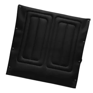 Invacare 1127533 - Replacement Seat Upholstery Kit, 18" x 16" Frame, Black Nylon