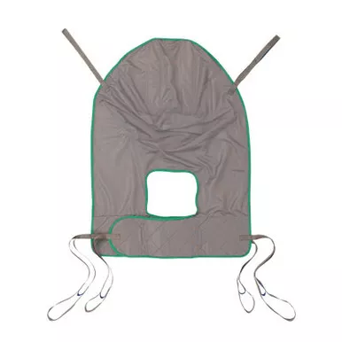 Invacare 2451104 - Easy Fit Sling, Large, Green/Gray, Solid Polyester