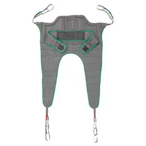 Invacare 2485117 - Transfer Sling with Waist Belt, X-Large, Blue/Gray, Solid Polyester