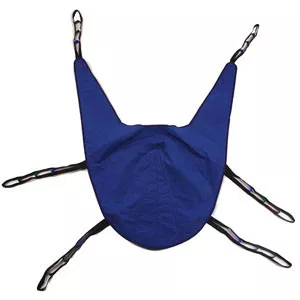 Invacare R100 - Divided Leg Sling Reliant 6 Point With Head Support Chainless Medium 450 lbs. Weight Capacity