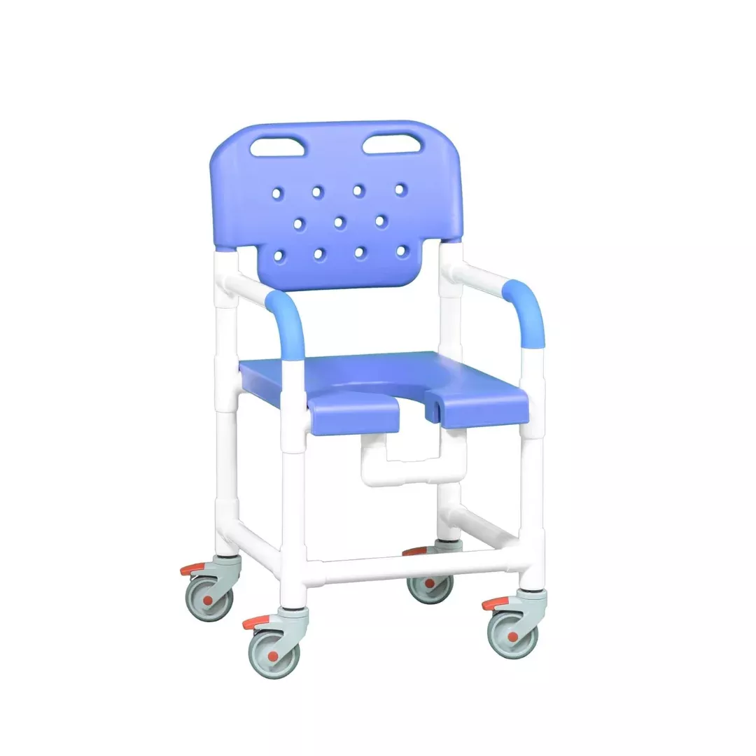 IPU Platinum PVC Shower Chair with Wheels