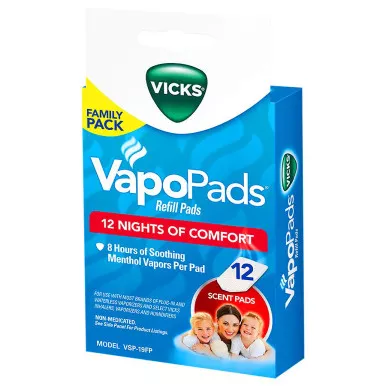 Kaz Usa VSP-19FP - Vicks Waterless Vaporizer Scent Pads, 12 ct