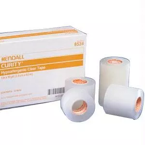 Kendall Hypoallergenic Clear Tape 1" X 10 Yds.- 1 Each