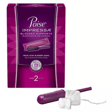 Kimberly Clark 49619 - Poise Impressa Bladder Supports, Size 2, 21 Count