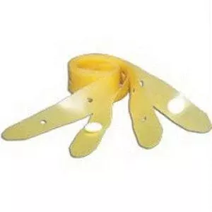 Latex Leg Strap Set With Buttons, Tan- Pack(age) of 3