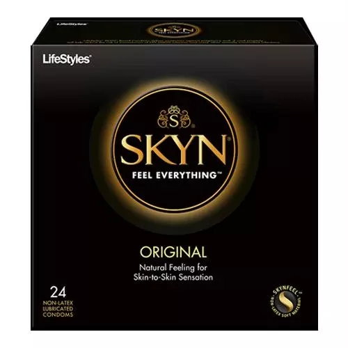 Lifestyles Skyn Original Polyisoprene Condoms, 24 Count- Pack(age) of 24