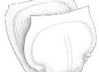Liner Wings™ 14 X 27 Inch Moderate Absorbency Polymer Core One Size