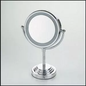 LS&S 5x/1x Double-Sided Lighted Mirror