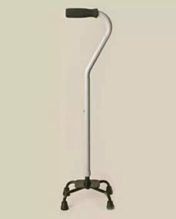 LS&S Ambutech Quad Support Cane - White