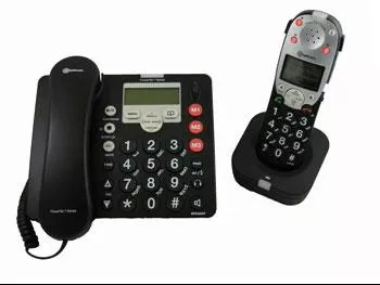 LS&S Amplicom PowerTel 780 Combo Powered Telephone W/Handset and Digital Answering Machine