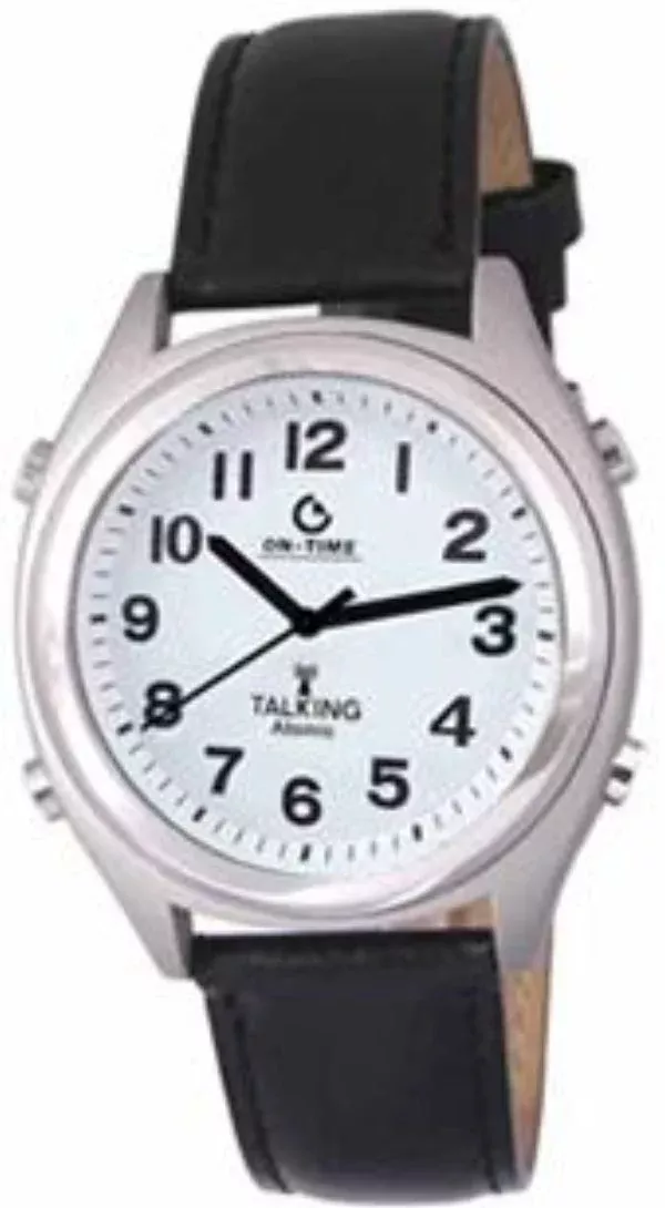 LS&S Atomic Talking Watch Male Voice Black Hands