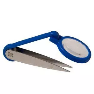 LS&S Attached 5X Magnifier For Low Vision Magnifying Tweezers