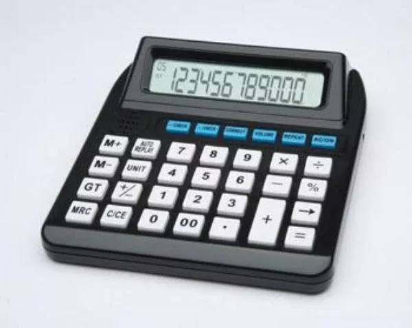 LS&S Big Button Talking Calculator With Function Replay
