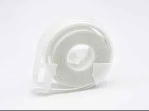 LS&S Braille Clear Self-Adhesive Labeler Tape 1/2 Inch Wide - 3 Pack