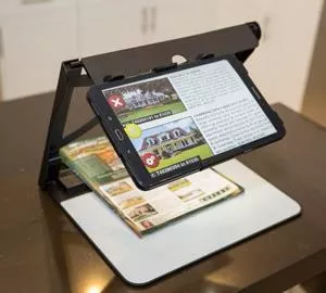 LS&S Easy To Use LED Light Patriot Electronic Magnifier And OCR
