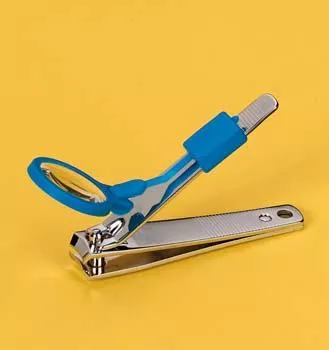 LS&S Finger Nail Clipper With Adjustable 5X Magnification