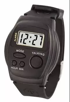 LS&S Front Button Talking Watch