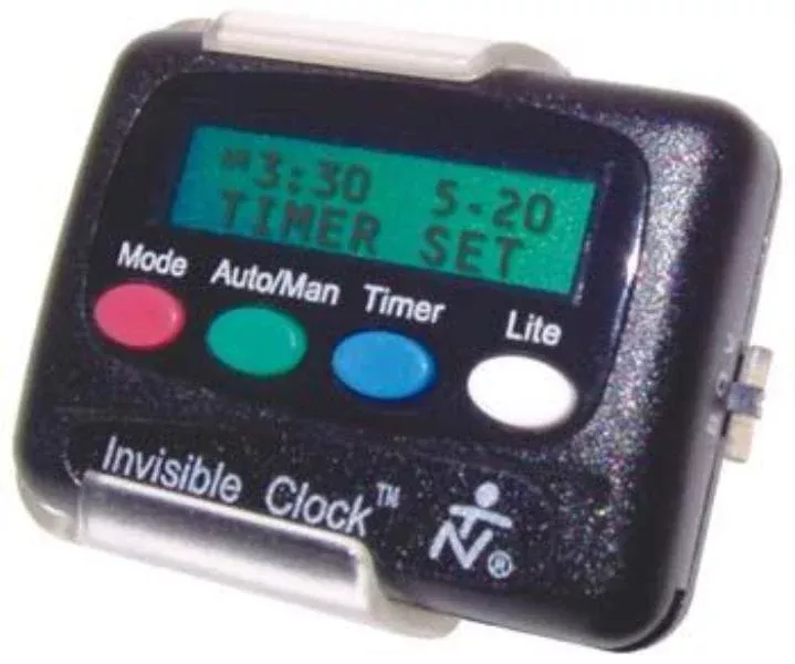 LS&S Invisible Clock Vibrating Timer - 1/2" x 1-1/2" x 2-1/8"