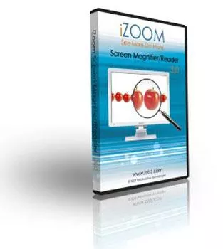 LS&S IZOOM Windows Compatible Magnifier Reader CD Version 6.0
