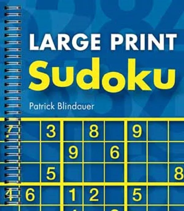 LS&S Large Print Sudoku Large Fonts