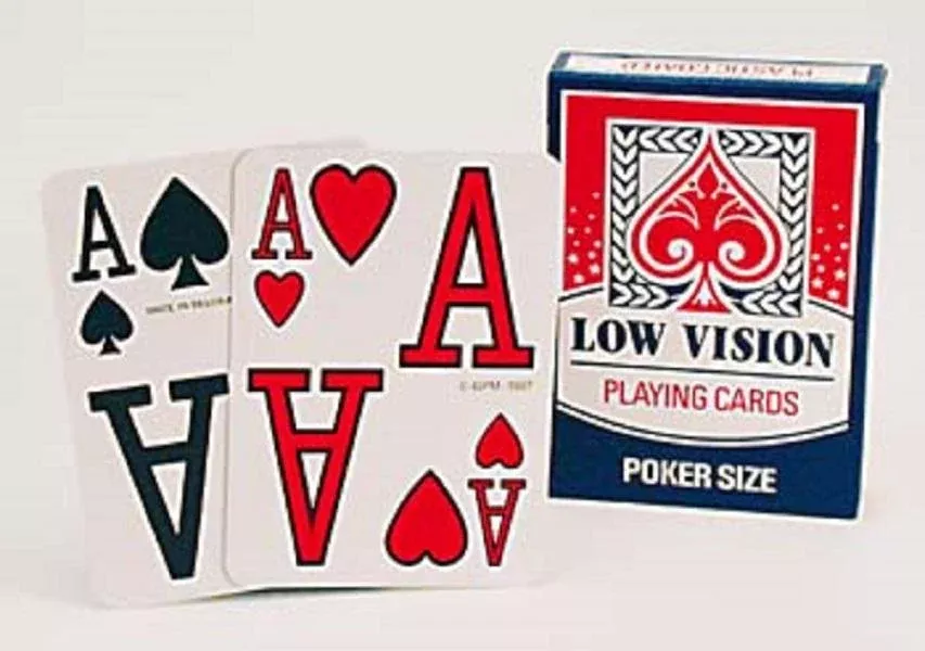 LS&S Marinoff Large Symbol Playing Cards 3-1/2" x 2-5/8"