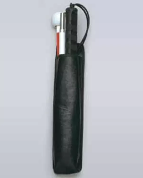 LS&S Mobility Cane Pouch - Black Leather