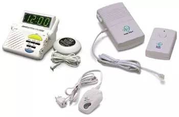 LS&S Sonic Alert Deluxe Alerting System With Wireless Doorbell & Telephone Transmitter