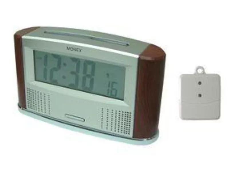LS&S Talking Atomic Clock with Outdoor Temperature 8" x 4-3/4" x 2"