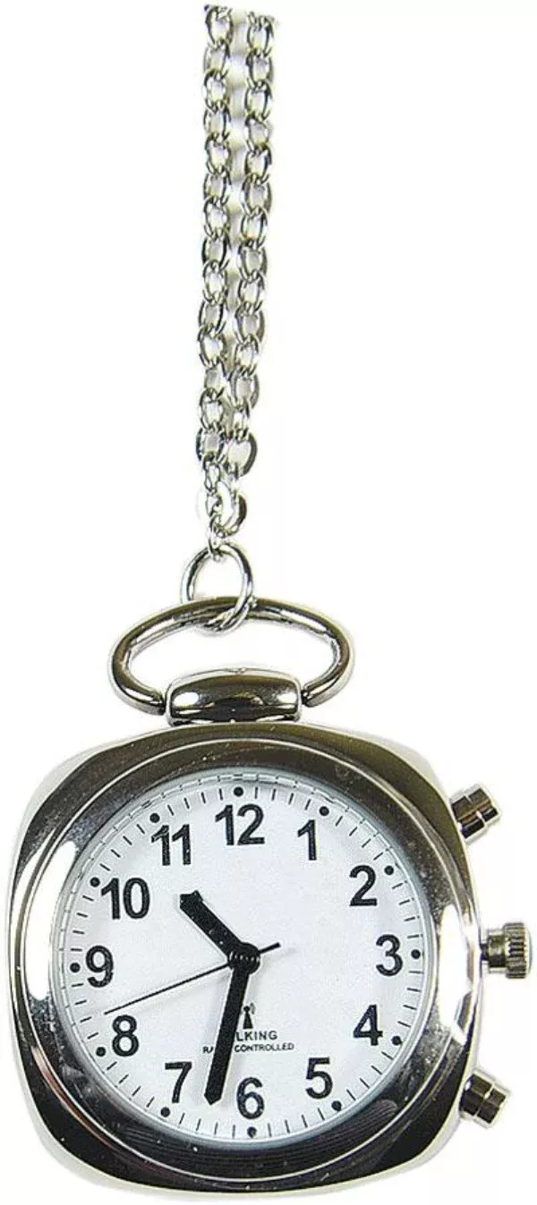 LS&S Talking Atomic Pendant Watch with Chain