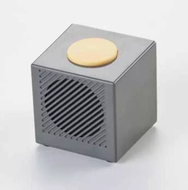 LS&S Talking Cube Clock, Dark Gray - 3" x 3" x 3"