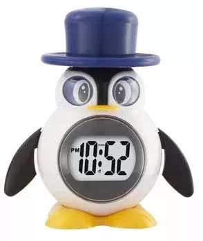 LS&S Talking Penguin Clock - 7/8" x 4 1/2"