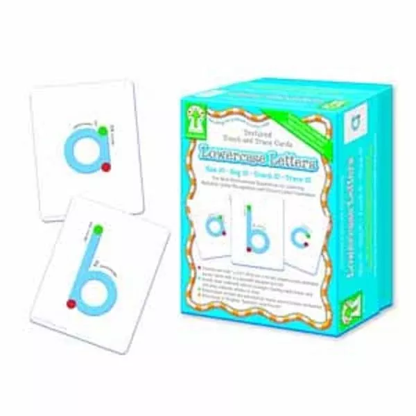 LS&S Textured, Traceable Cards, Lower Case 4.25" X 5.5"