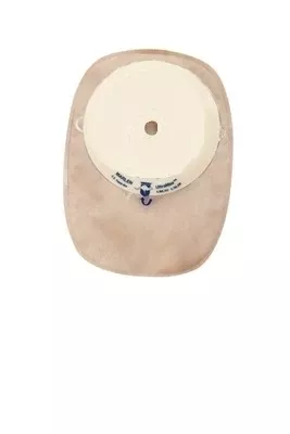 Marlen 82412 UltraMax Flat Closed-End Ostomy Pouch, with AquaTack Hydrocolloid Barrier, 1/2" Stoma Opening, Transparent, Box of 15