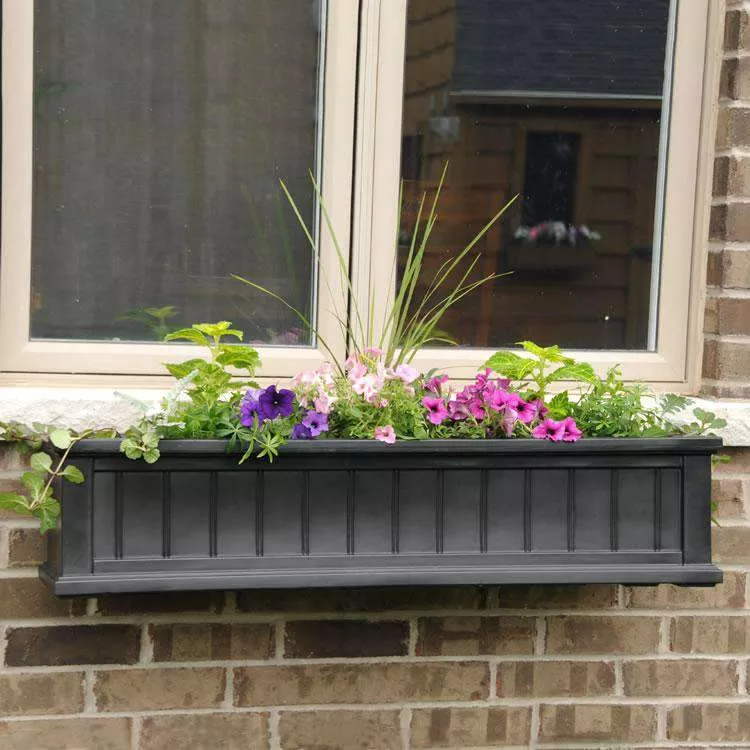 Mayne Cape Cod Window Box Planters - 4 Foot