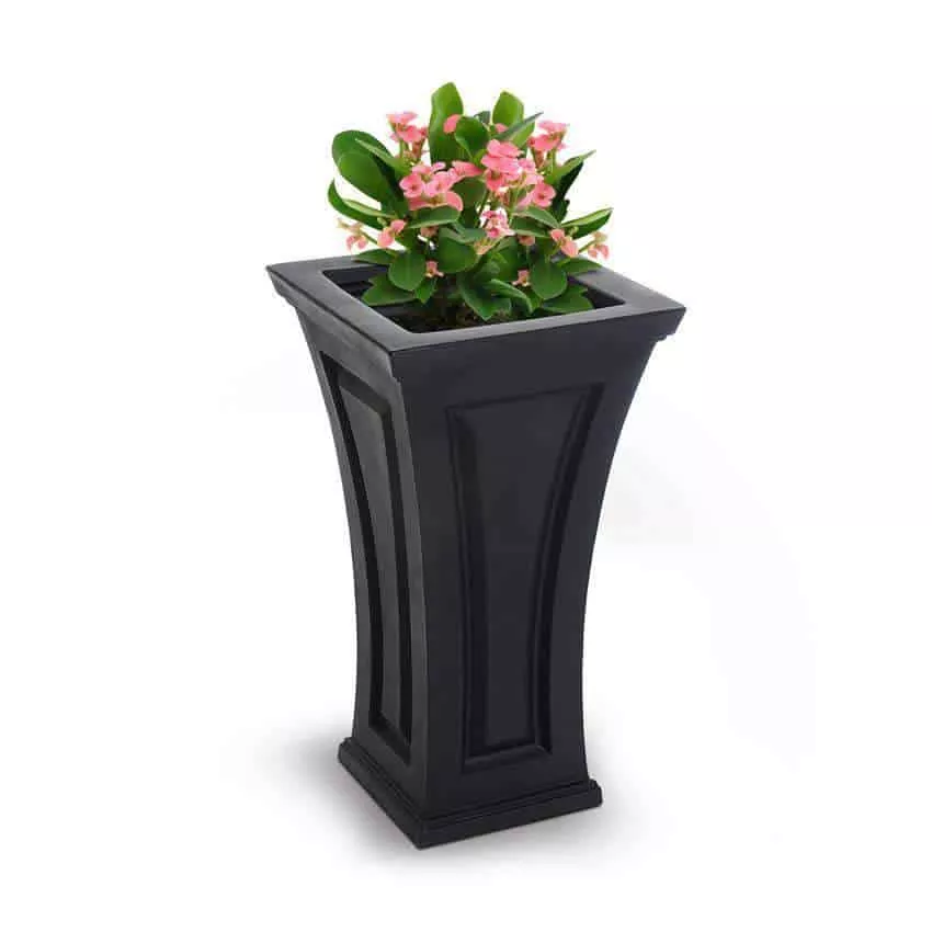 Mayne Modern Cambridge Tall Planters - 16" x 28" - Heavy Duty Construction - Open Box