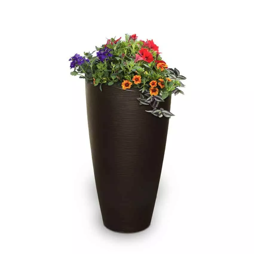 Mayne Modesto Modern Tall Planter - 32 Inch All Weather Design - Clearance