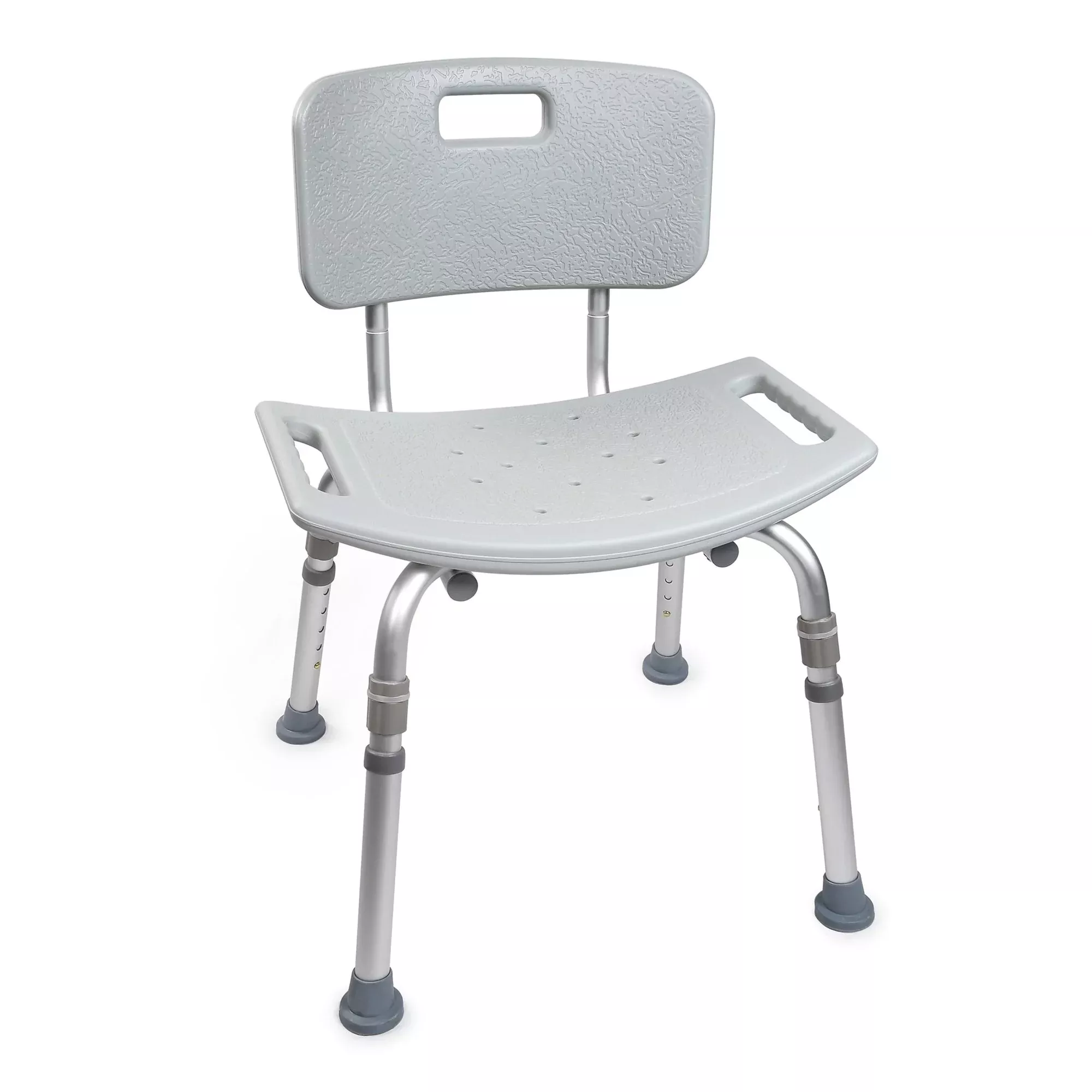 McKesson Aluminum Bath Transfer Bench with Removable Back