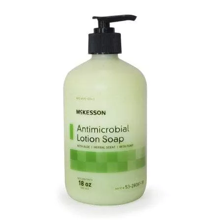 Mckesson Antimicrobial Lotion Soap with Aloe - Herbal Scent