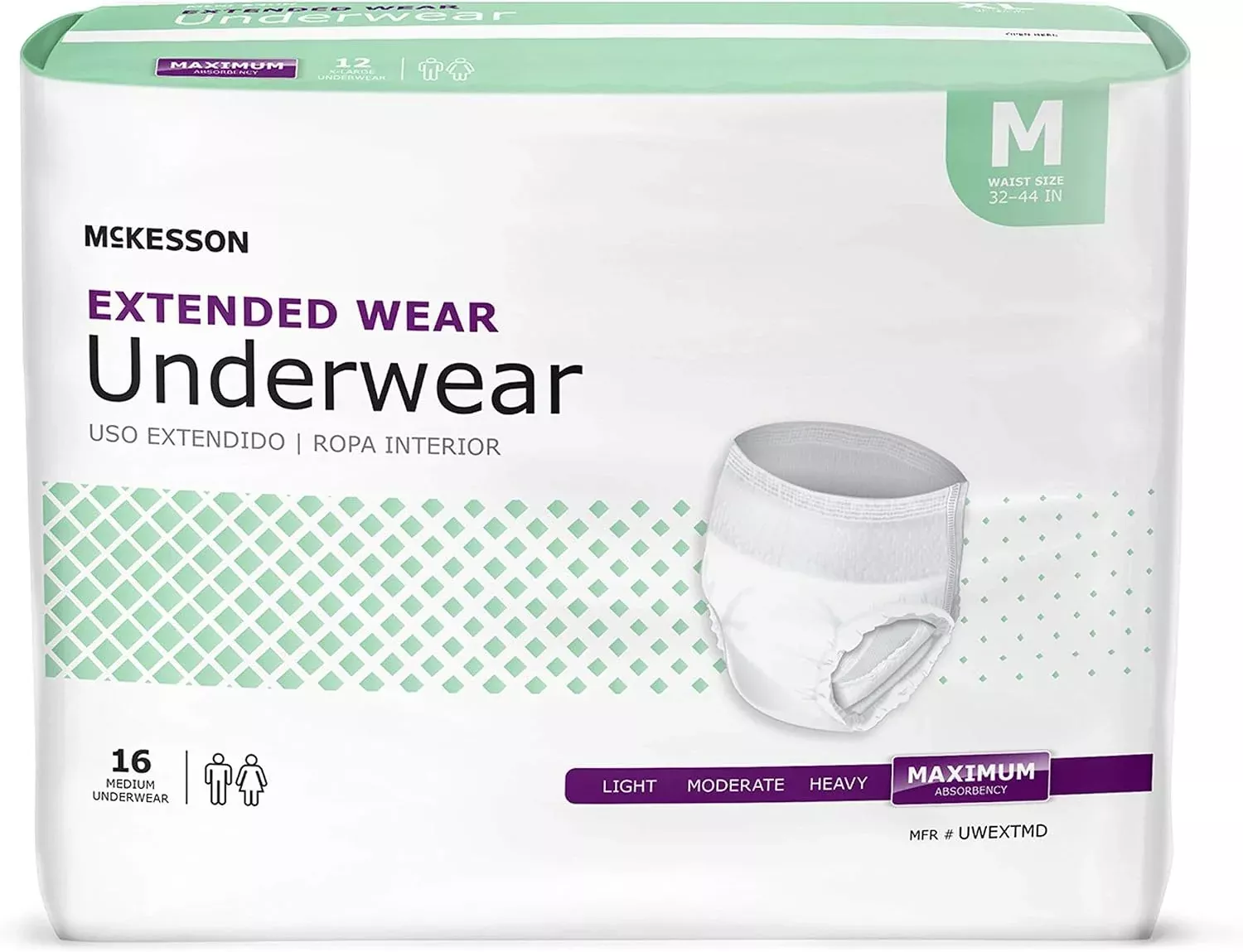 McKesson Extended Wear Underwear