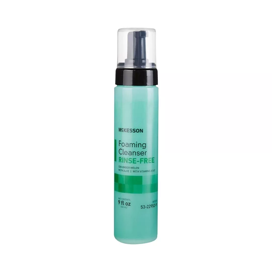 McKesson Foaming Rinse-Free Body Wash Pump Bottle Scented - 9 oz