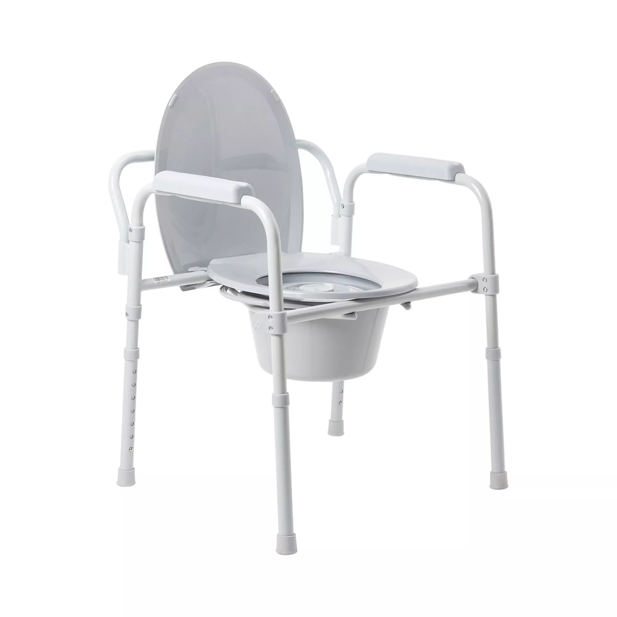 McKesson Folding Steel Frame Commode