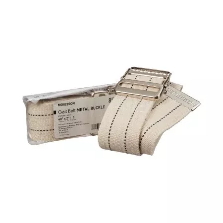 McKesson Gait Belt McKesson 60 Inch Length White - Each - 855-EA
