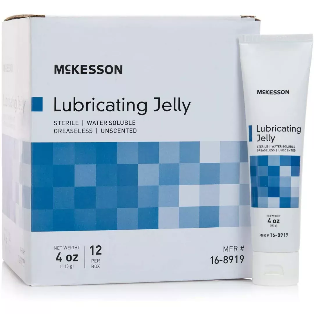 McKesson Lubricating Jelly Sterile 4 oz. Tubes