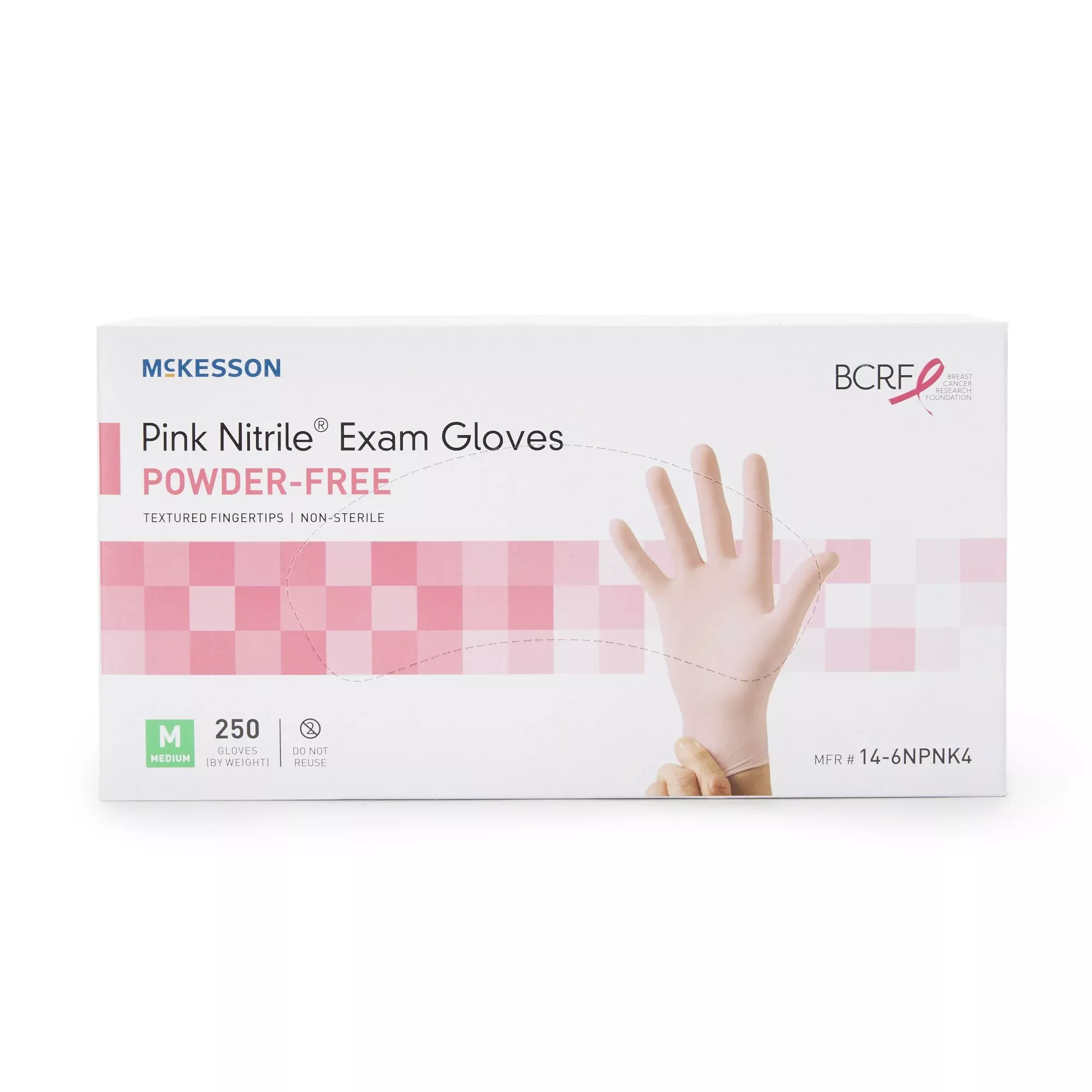 McKesson Pink Nitrile Exam Glove