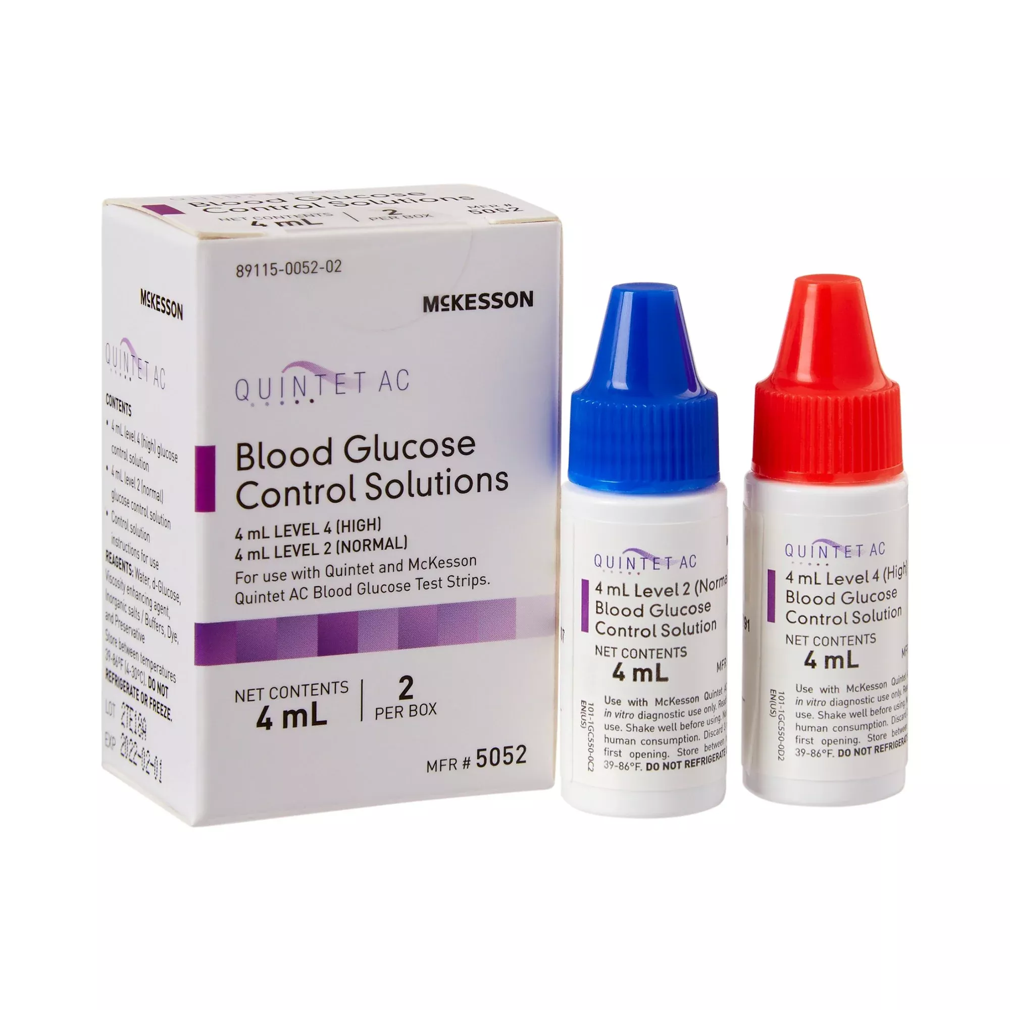 McKesson Quintet AC Glucose Control Solution